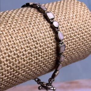 925 Sterling Silver Mother of Pearl Bracelet